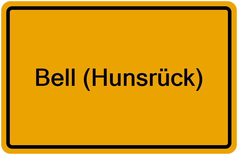 Handelsregisterauszug Bell (Hunsrück)
